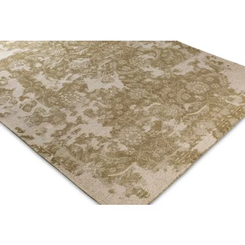 Zevadiah Rug - Olive - Ivory - Ivory