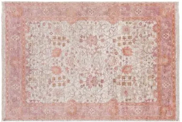 Yevgeny Rug - Peach - Pink - Pink