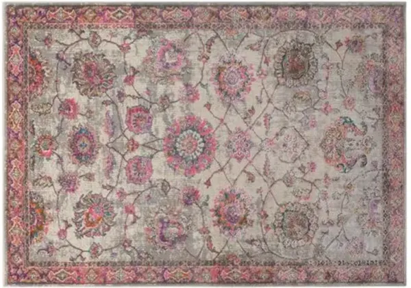 Zubin Rug - Bright Pink - Pink