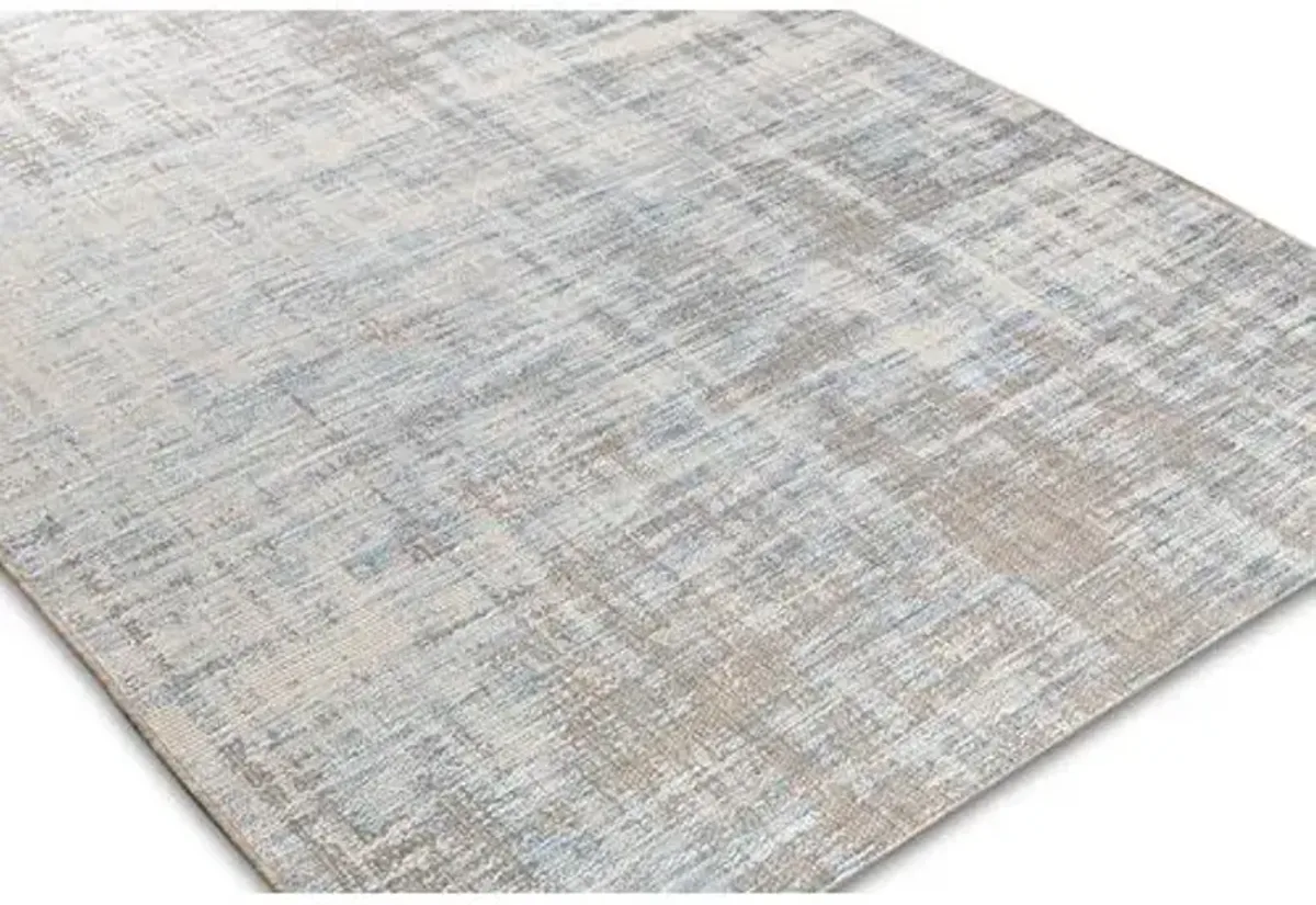 Valter Outdoor Rug - Sky Blue - Gray - Gray