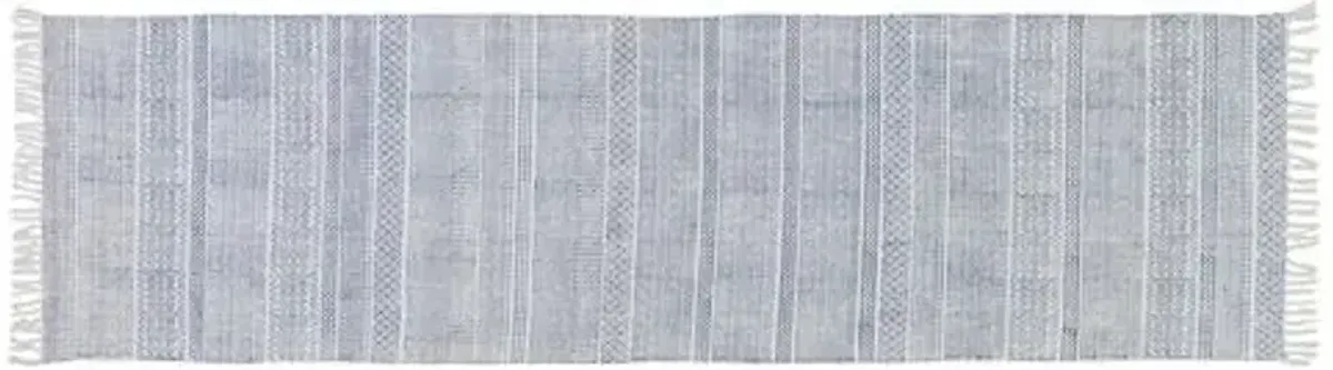 Yadiel Rug - Dark Blue/Ivory - Blue