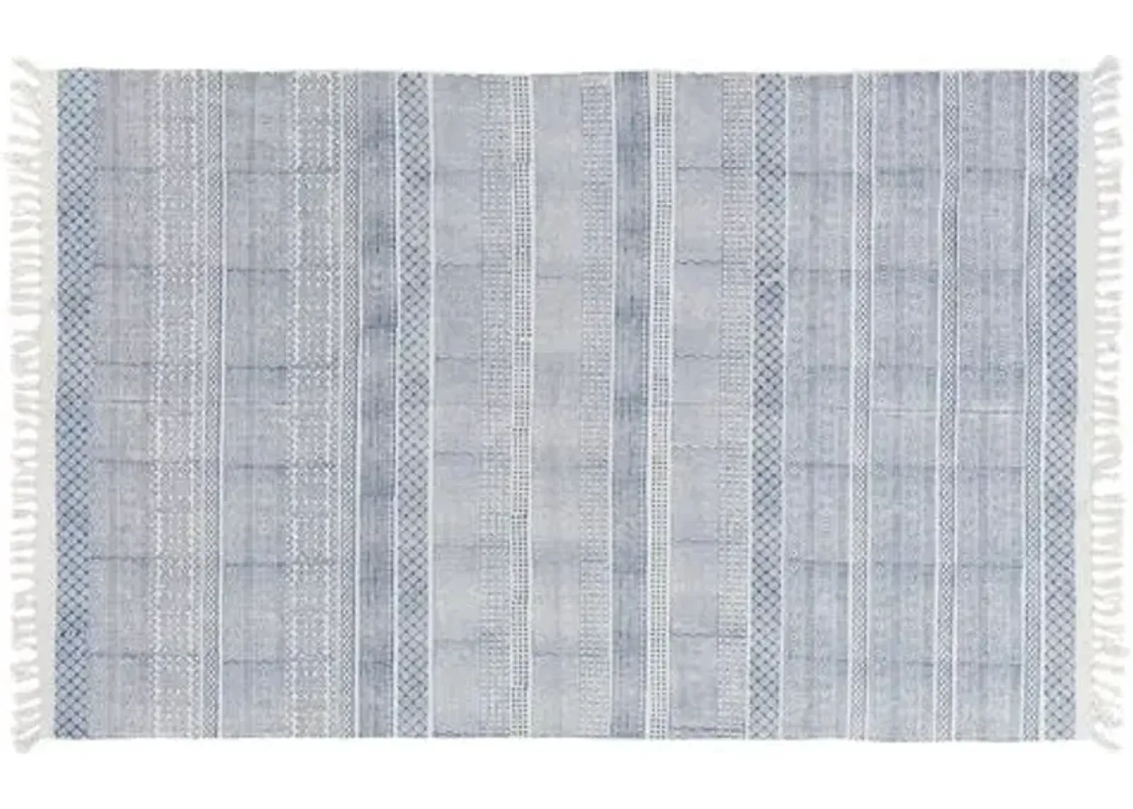 Yadiel Rug - Dark Blue/Ivory - Blue