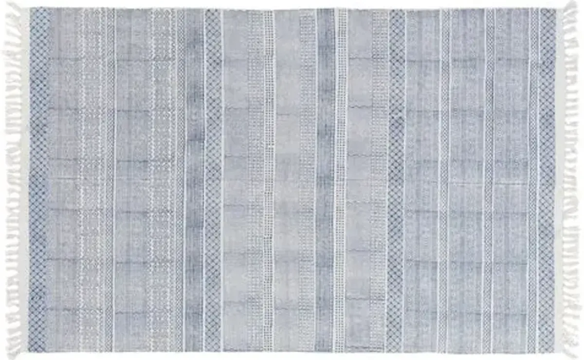 Yadiel Rug - Dark Blue/Ivory - Blue