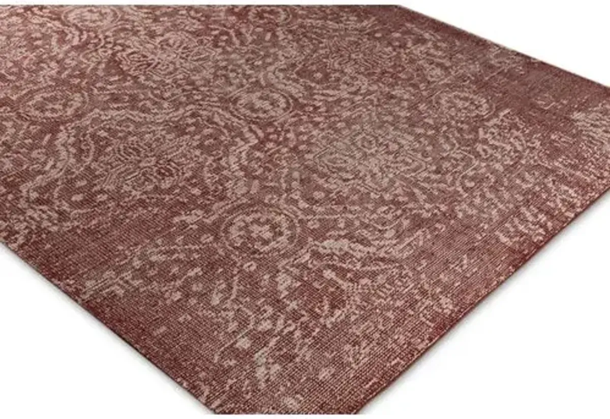 Zinedine Rug - Dark Red/Khaki - Red