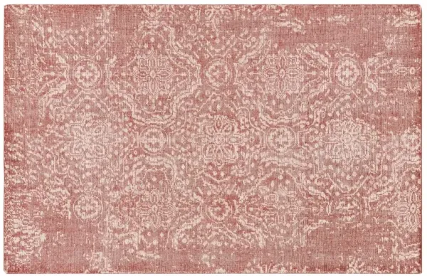 Zinedine Rug, Dark Red/Khaki