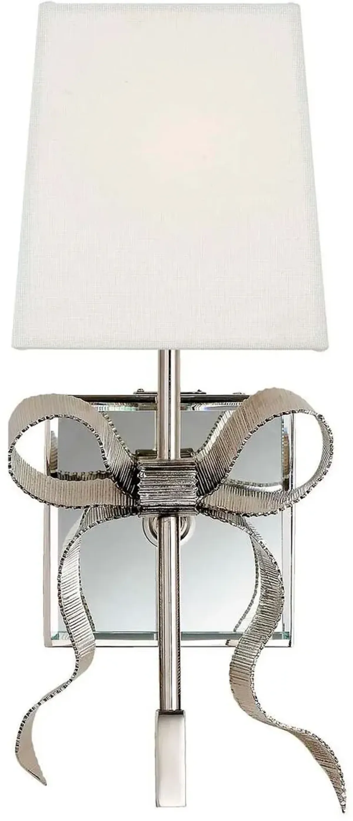 Visual Comfort - Ellery Bow Small Sconce - Silver
