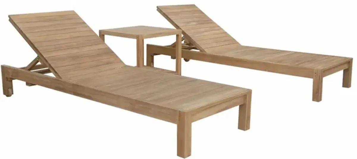 Asst. of 3 South Bay Lounge Set, Natural