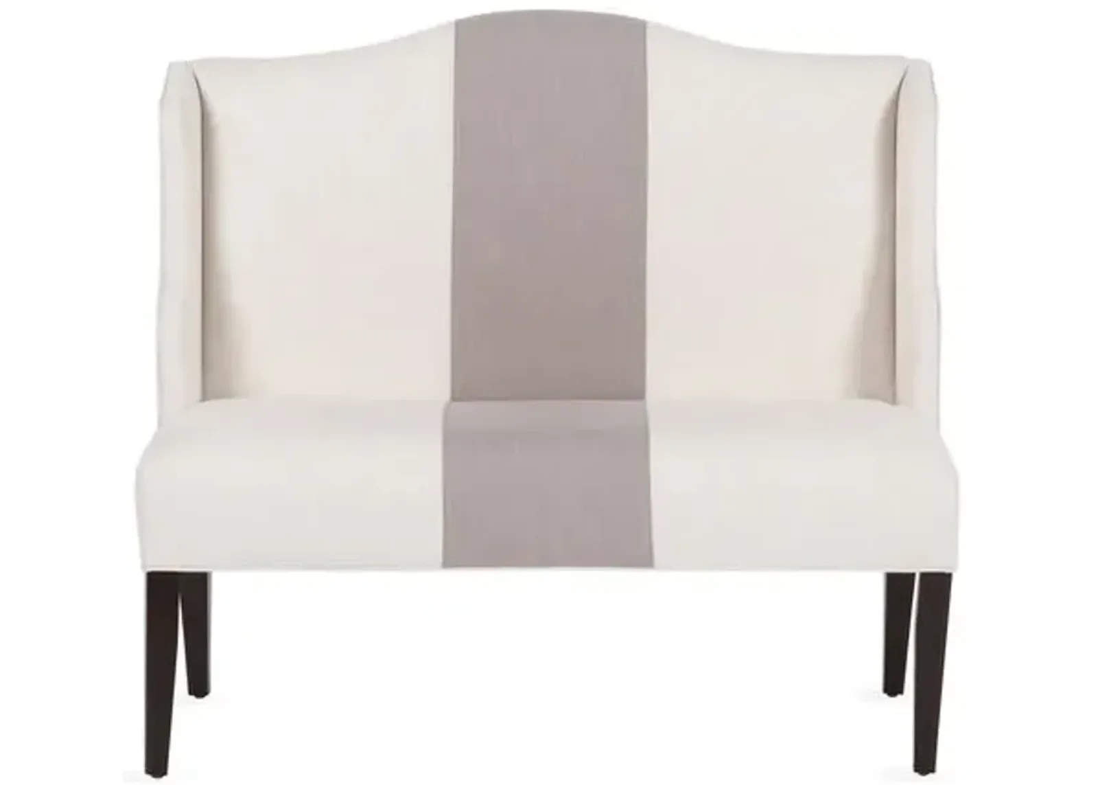 Chelsea Camelback Banquette - Handcrafted - Beige