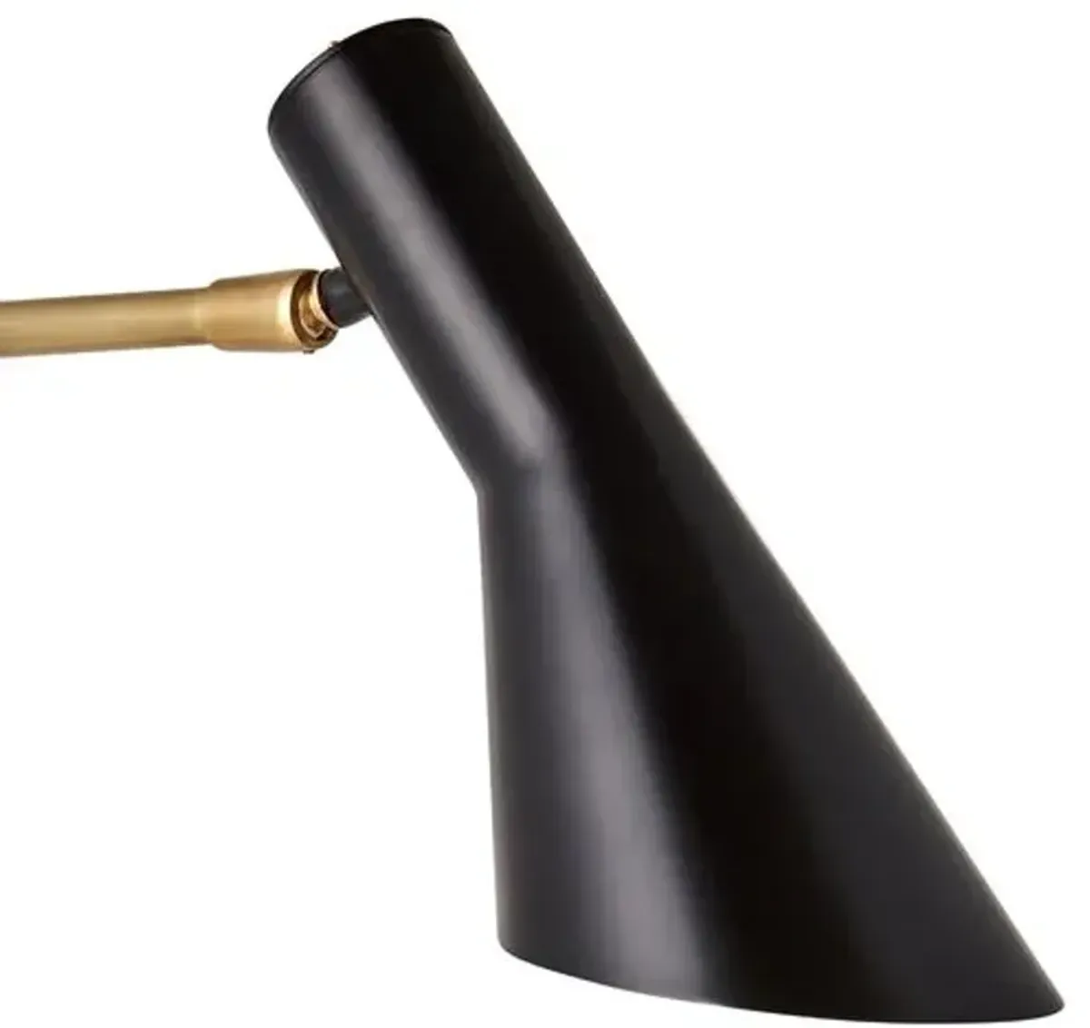 Penelope Floor Lamp - Brass/Black