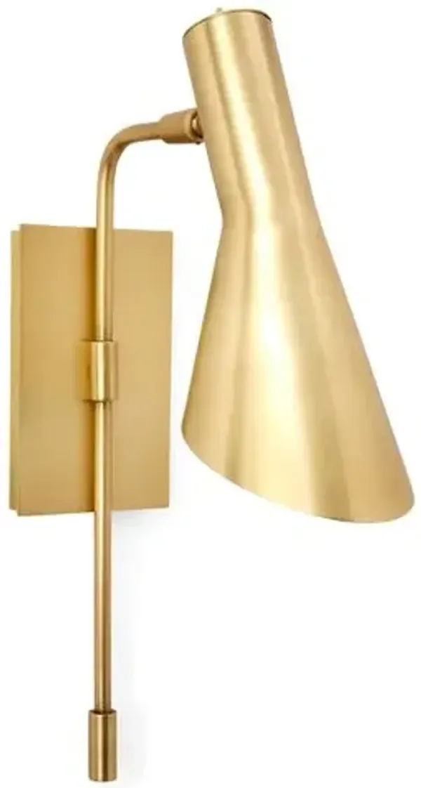 Penelope Wall Sconce - Brass - Gold