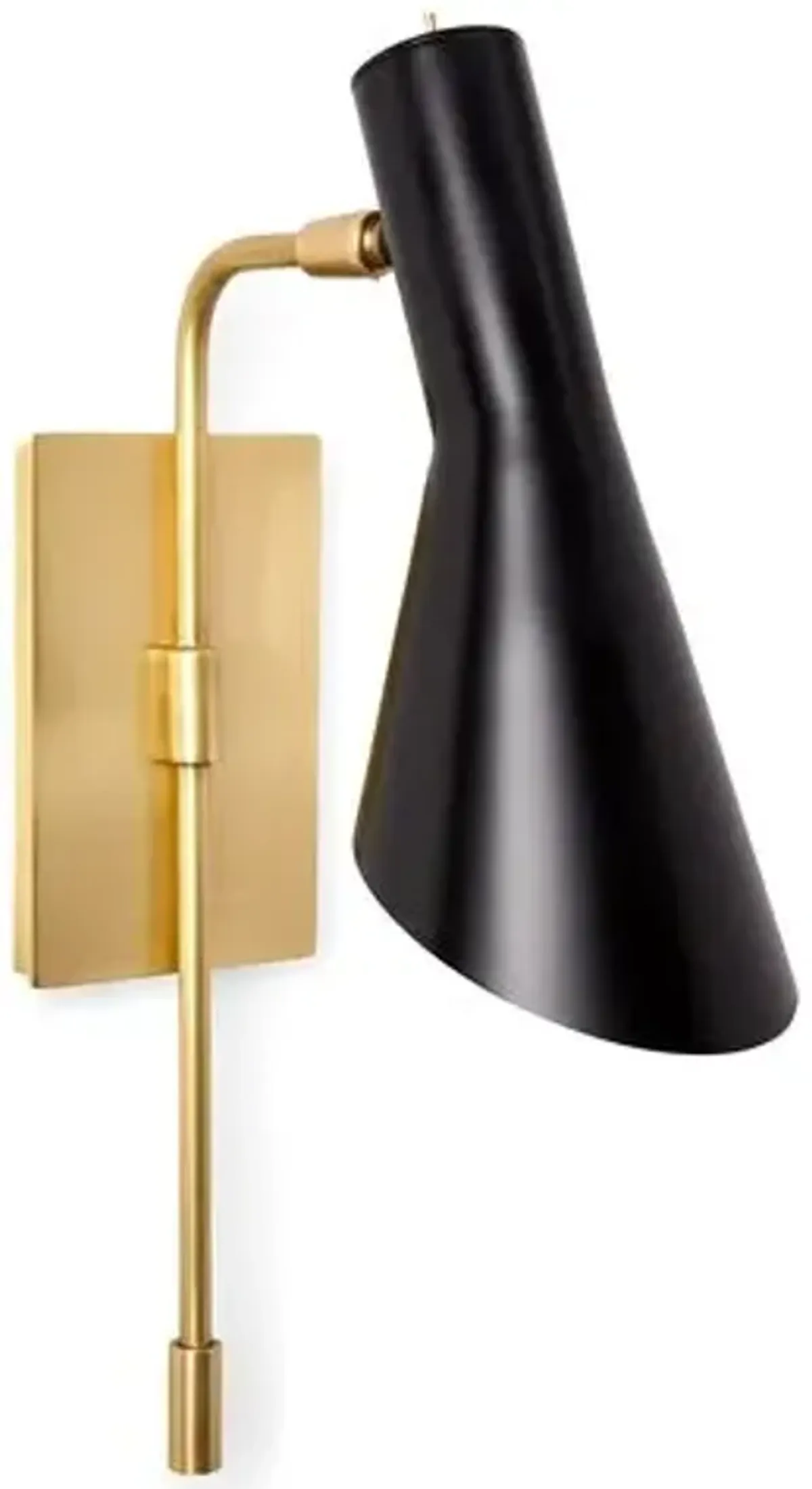 Penelope Wall Sconce - Brass/Black - Gold