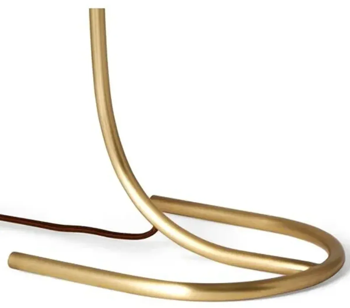 Penelope Task Lamp - Brass/White - Gold