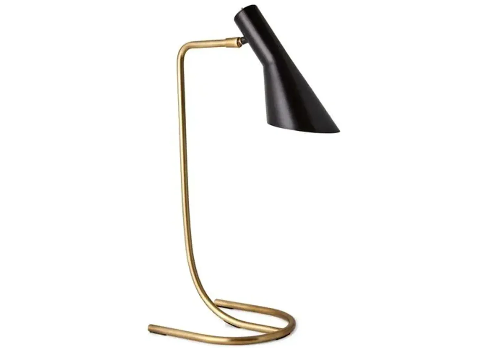 Penelope Task Lamp - Brass/Black - Gold