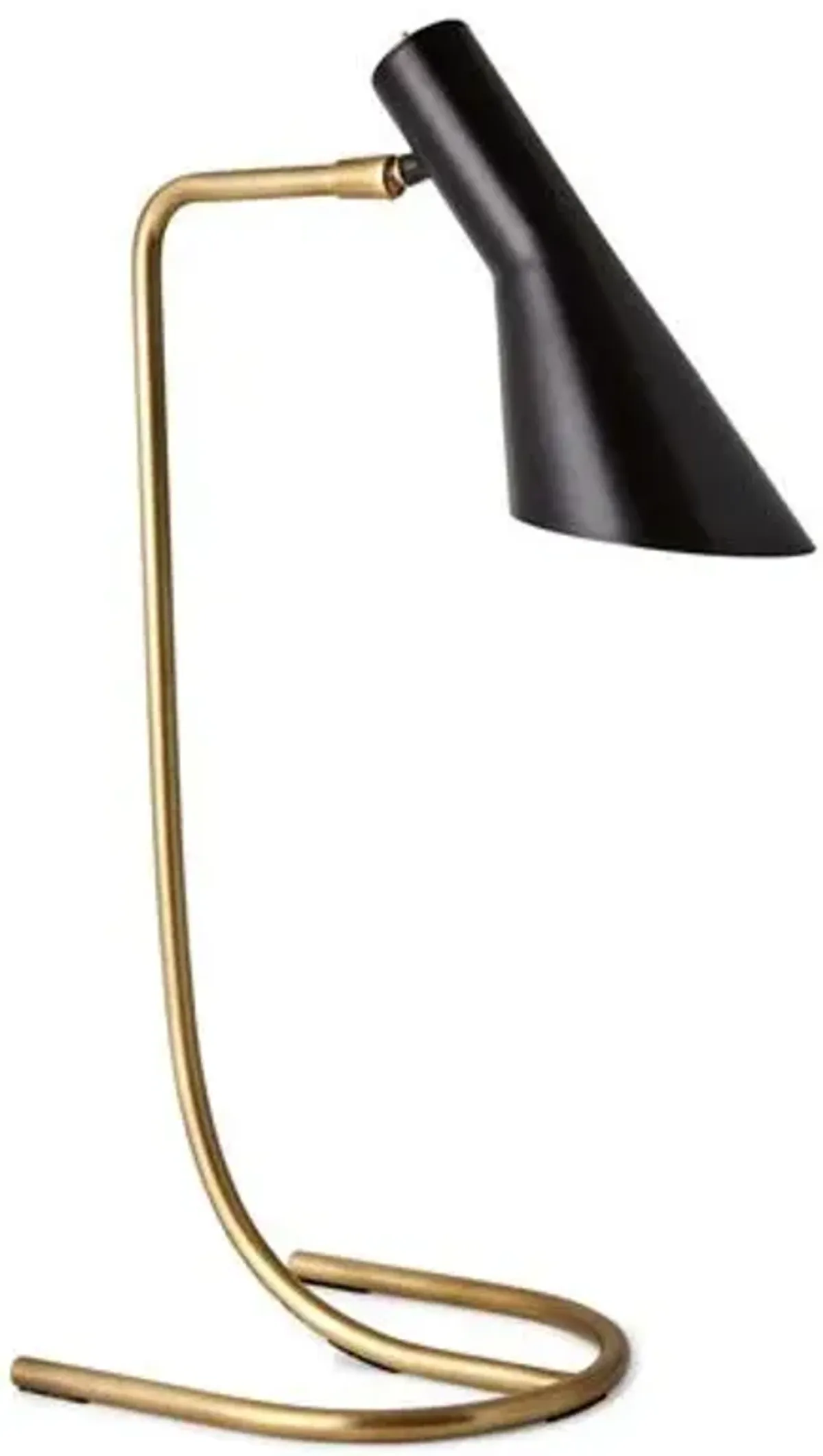 Penelope Task Lamp - Brass/Black - Gold