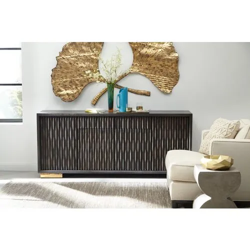 Maisley Sideboard - Brown/Brass