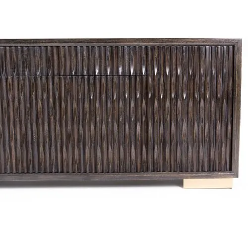 Maisley Sideboard - Brown/Brass