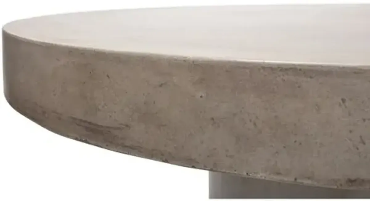 Elwood Round Concrete Dining Table