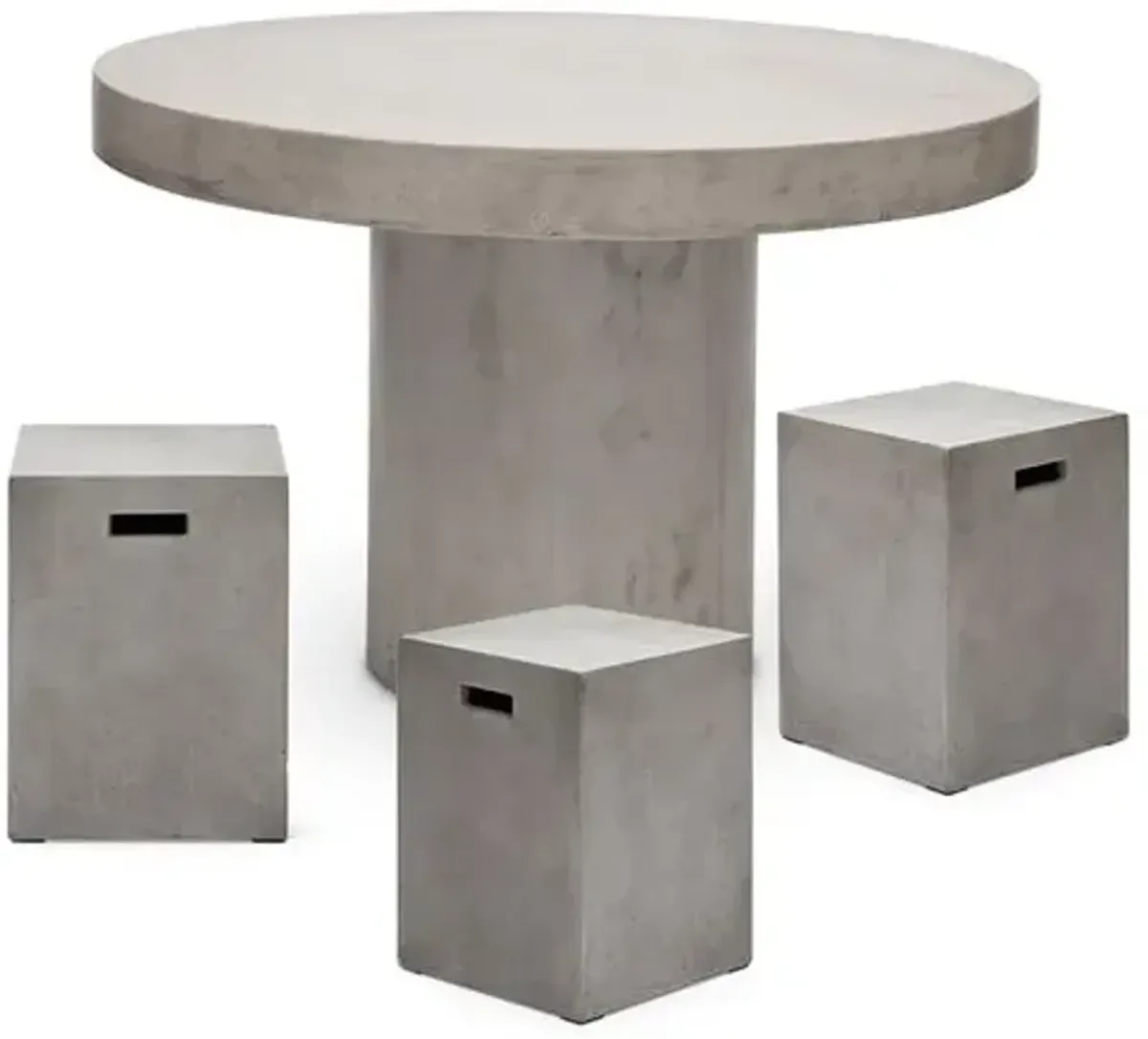 Elwood Round Concrete Dining Table