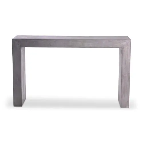 Maxwell Concrete Console - Dark Gray