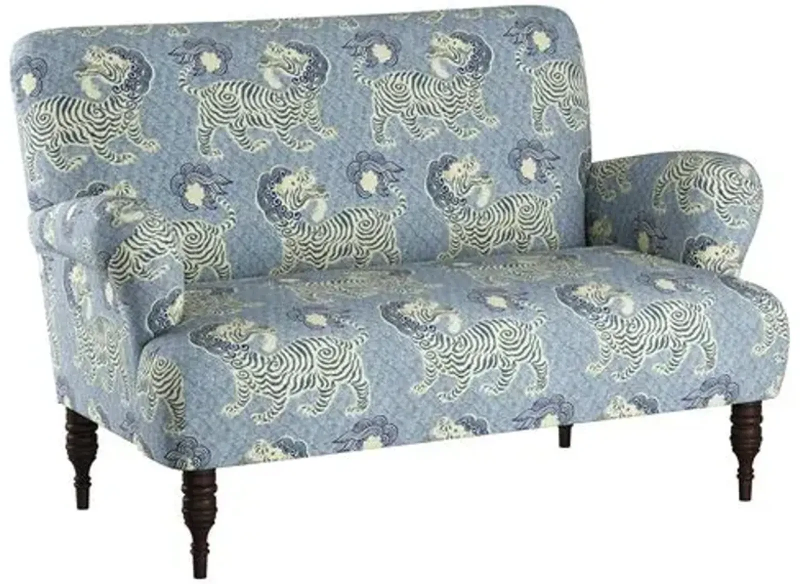 Nicolette Settee - Blue Lion - Handcrafted