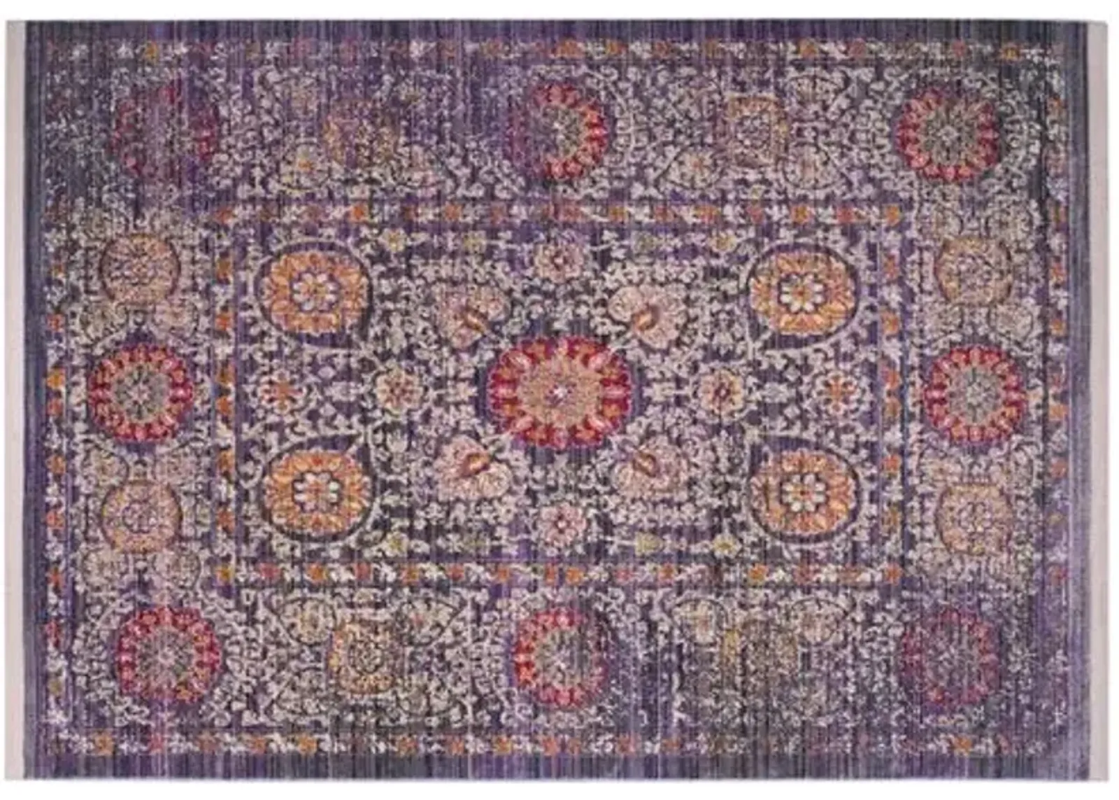 Zuzanny Rug - Lavender/Ivory - Purple - Purple