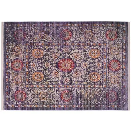 Zuzanny Rug - Lavender/Ivory - Purple - Purple