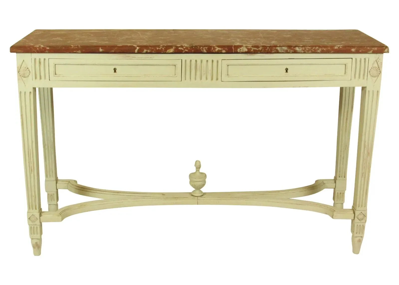 19th-C. French Directoire Console Table - The Barn at 17 Antiques - Ivory