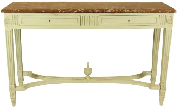 19th-C. French Directoire Console Table - The Barn at 17 Antiques - Ivory