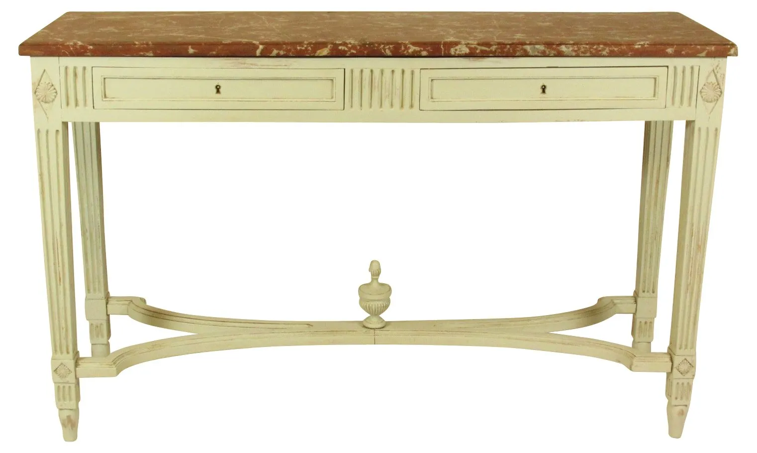 19th-C. French Directoire Console Table - The Barn at 17 Antiques - Ivory