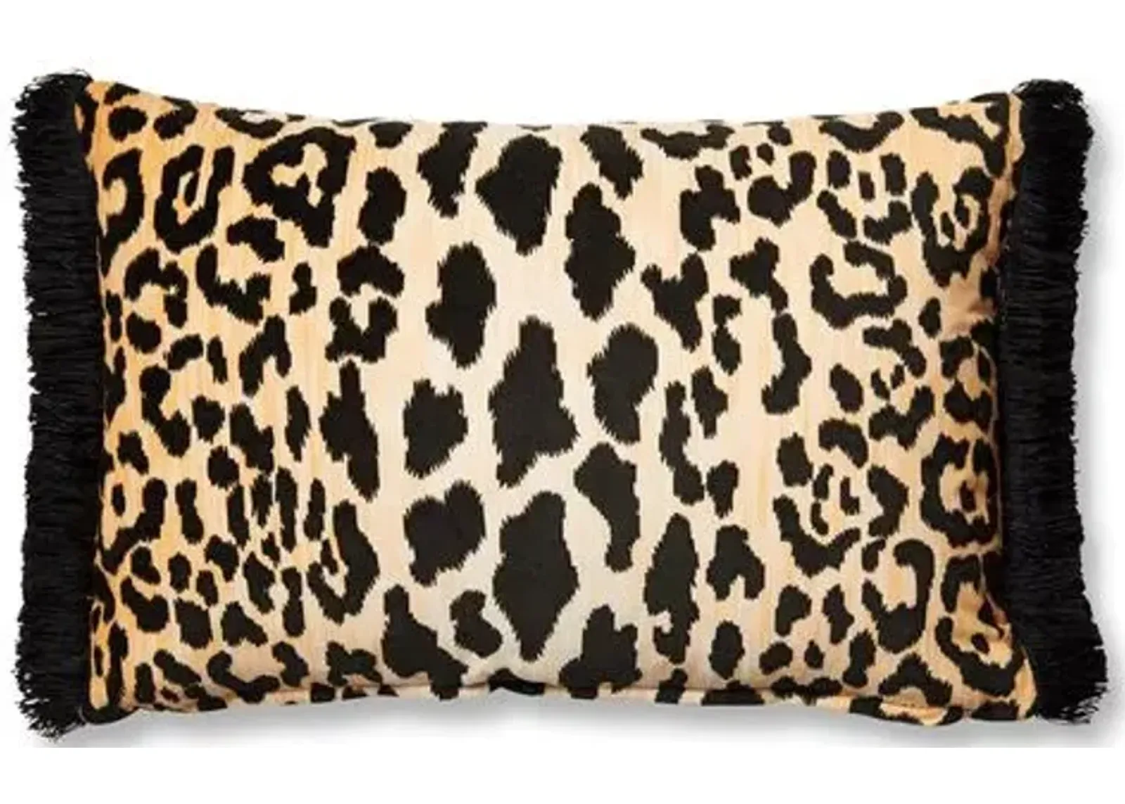 Leopard 12x18 Lumbar Pillow - Brown/Black