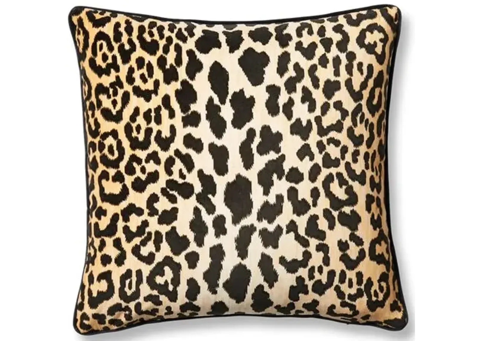 Leopard 19x19 Pillow - Brown/Black