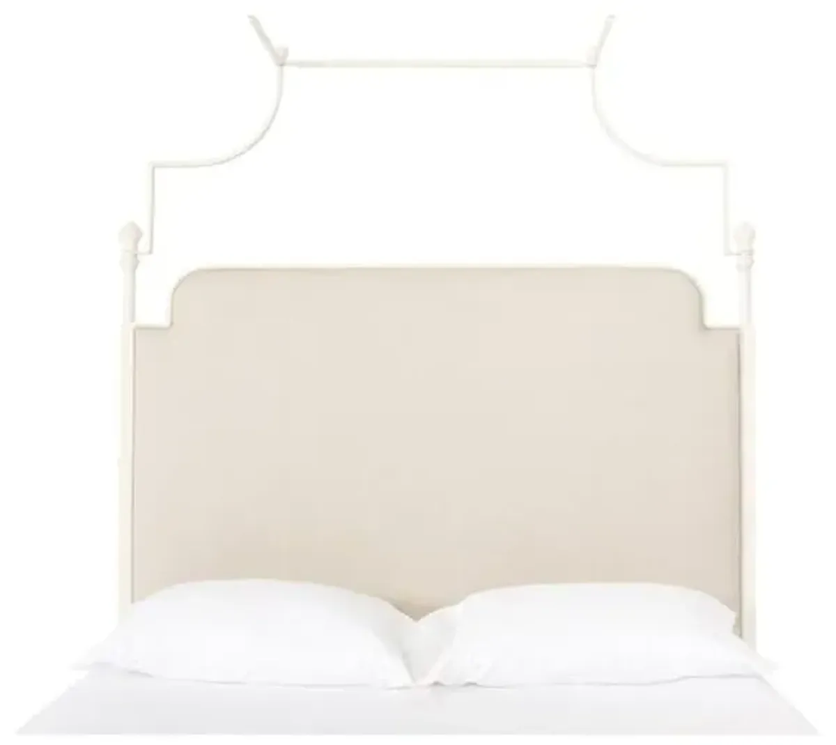 Loren Canopy Bed - Beige