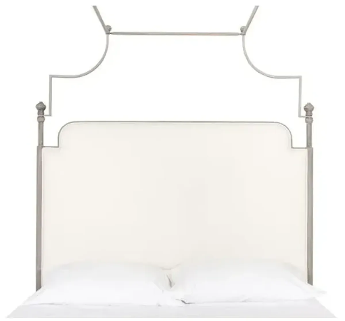 Loren Canopy Bed - Ivory