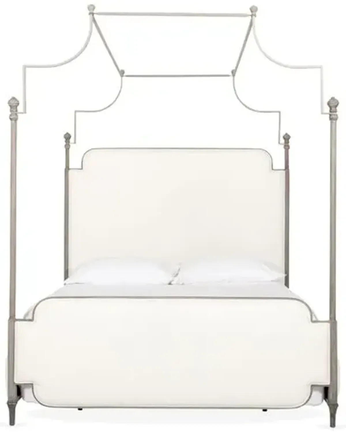 Loren Canopy Bed - Ivory