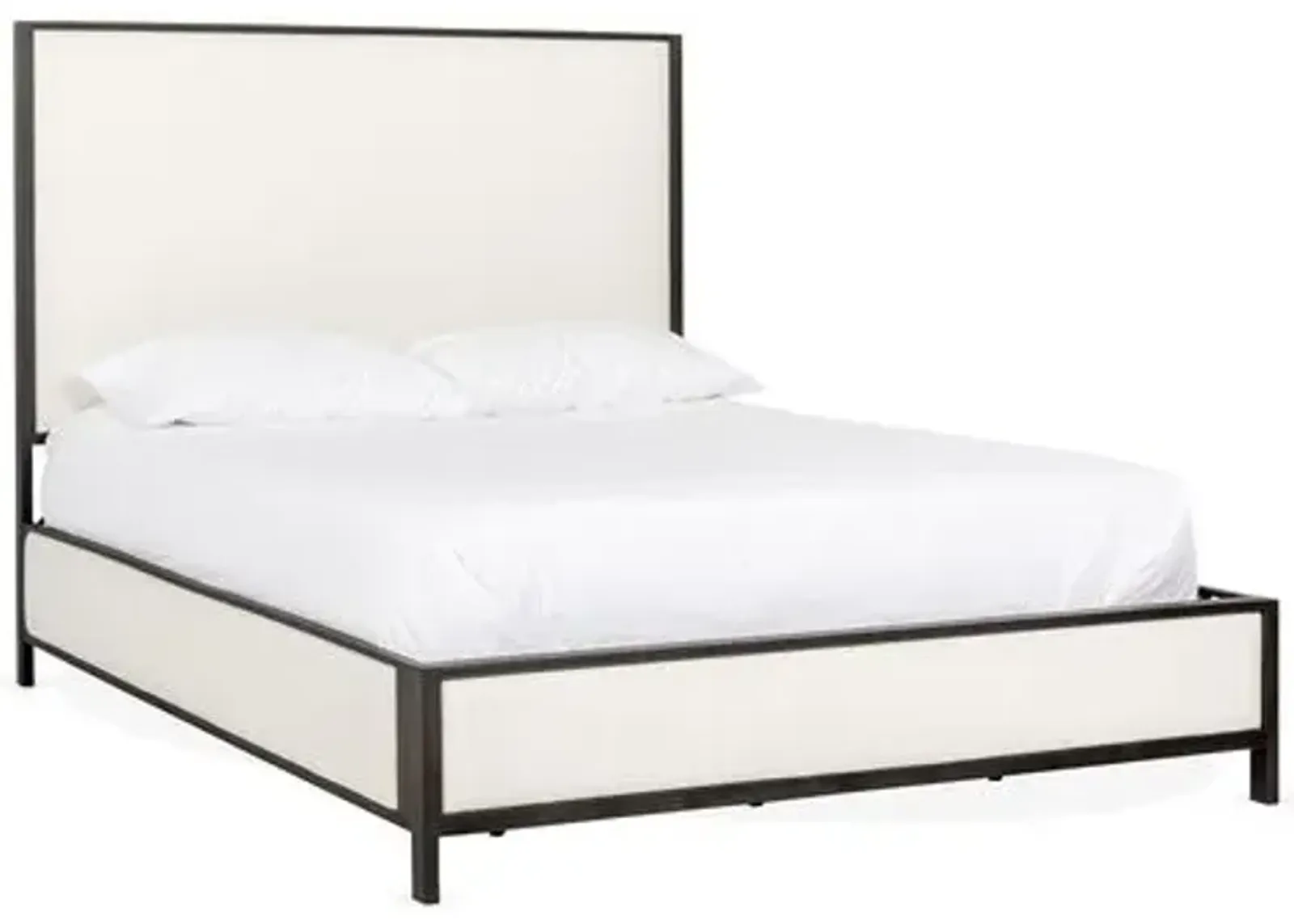 Beverly Bed - Ivory/Black