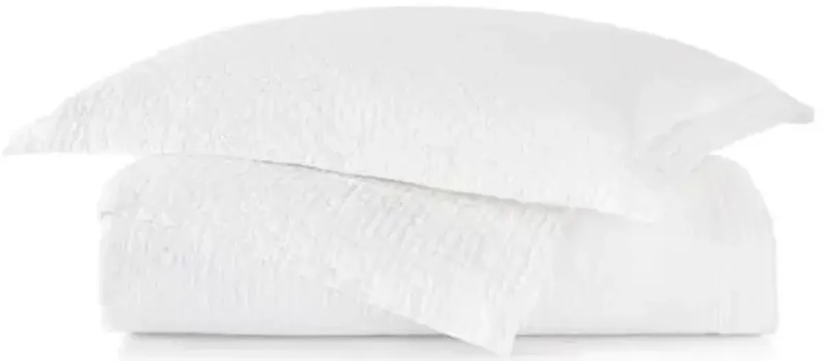 Juliet Matelass Coverlet - Peacock Alley - White