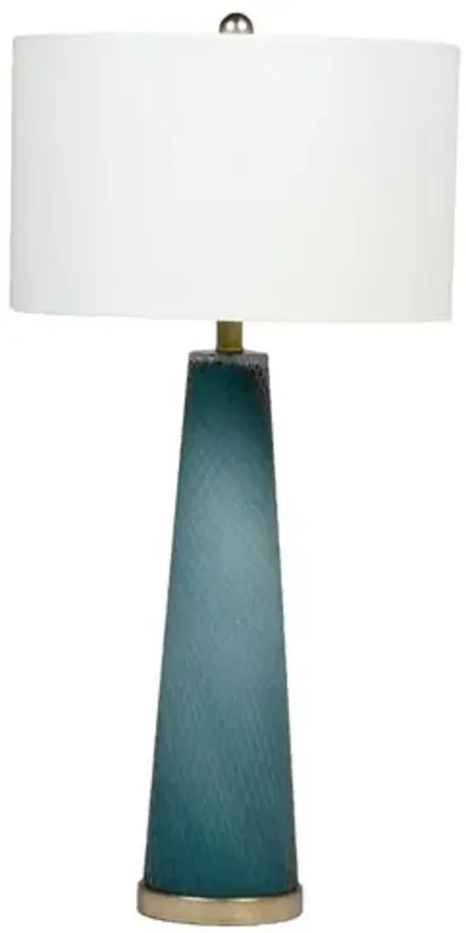 Brianna Table Lamp - Blue/Silver - Gabby