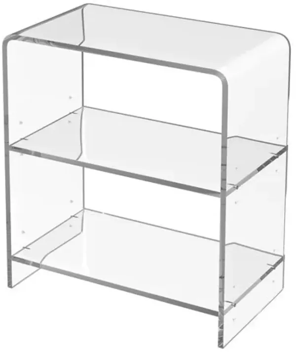 Milly Bookcase - Acrylic - Clear