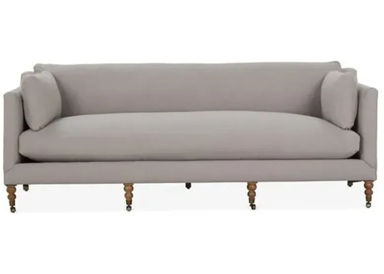 Margot 90" Crypton Sofa - Handcrafted