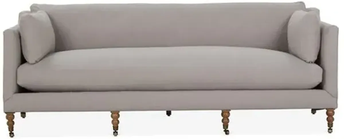 Margot 90" Crypton Sofa - Handcrafted