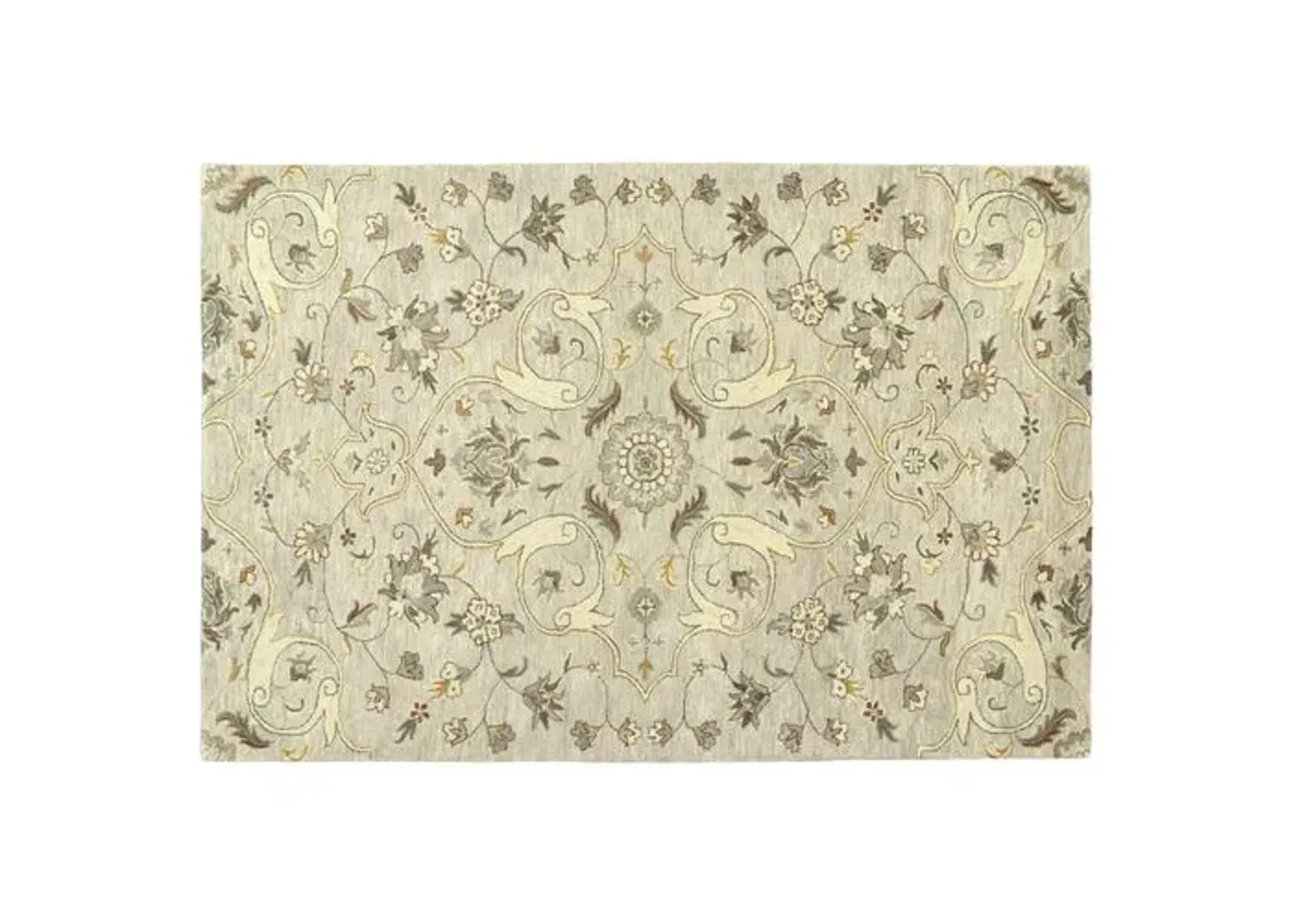 Carlyle Rug - Mushroom/Silver - Beige - Beige