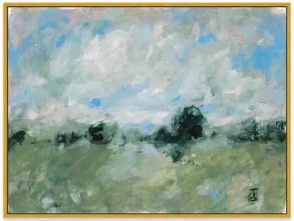 Laura Roebuck - Pastoral Painting - Green