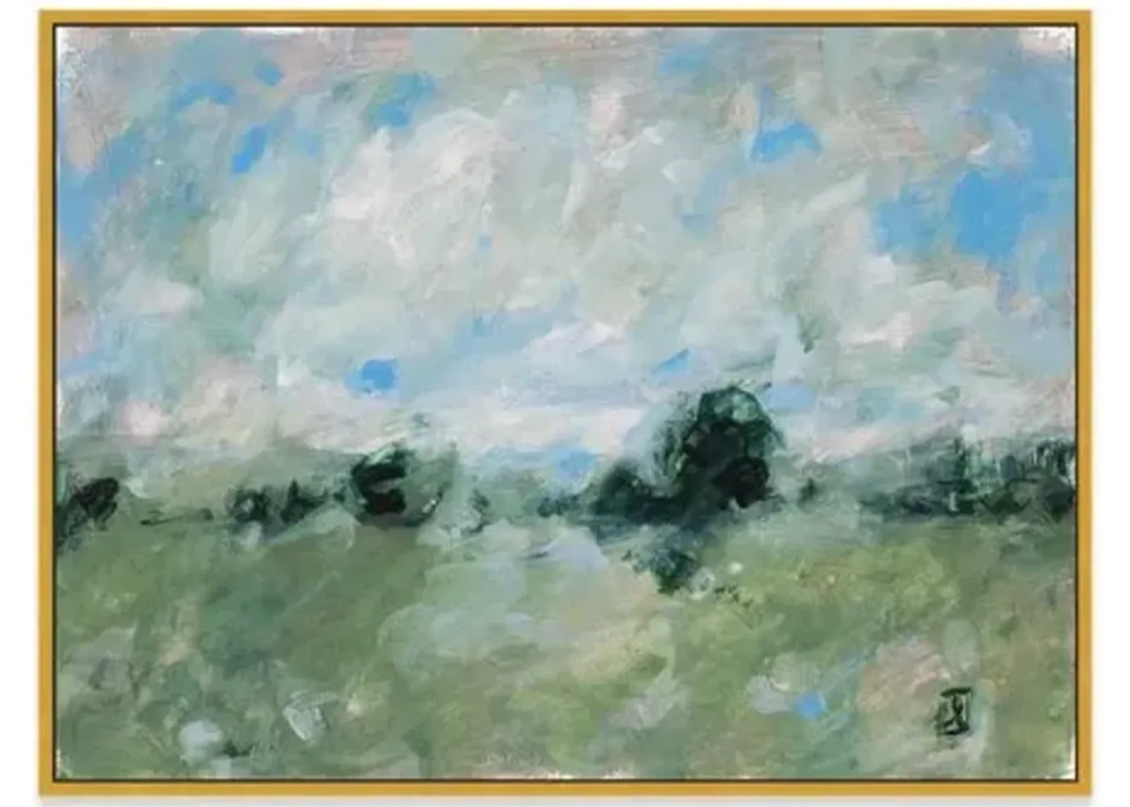 Painting - Laura Roebuck - Pastoral - Green