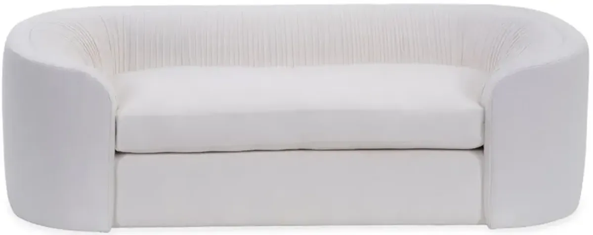 Clio Linen Ruched Sofa