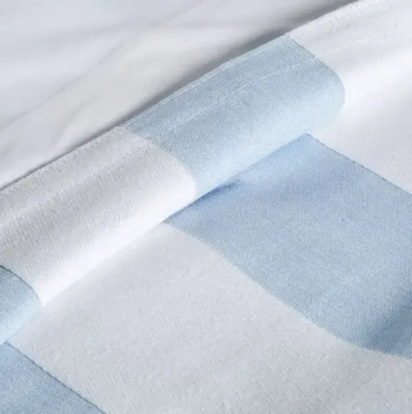 Barrado Coverlet - Blue - Belle Epoque