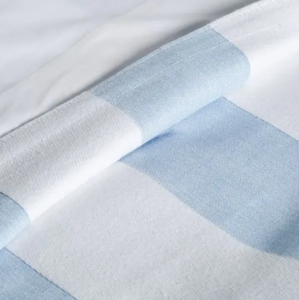 Barrado Coverlet - Blue - Belle Epoque