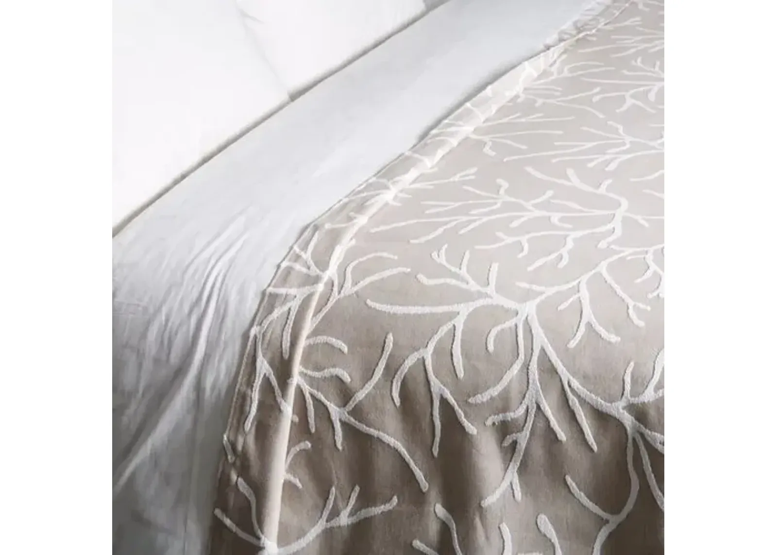 Glory Coverlet - Taupe - Belle Epoque - Gray