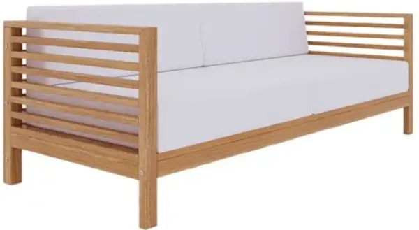 Summer Outdoor Teak 70" Sofa - Natural Sunbrella