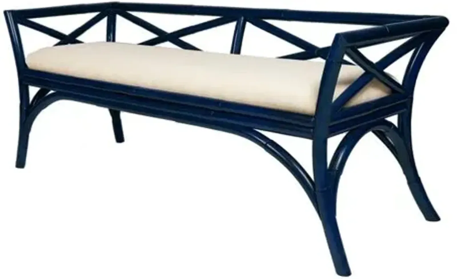 Charlotte Bench - Navy - Blue