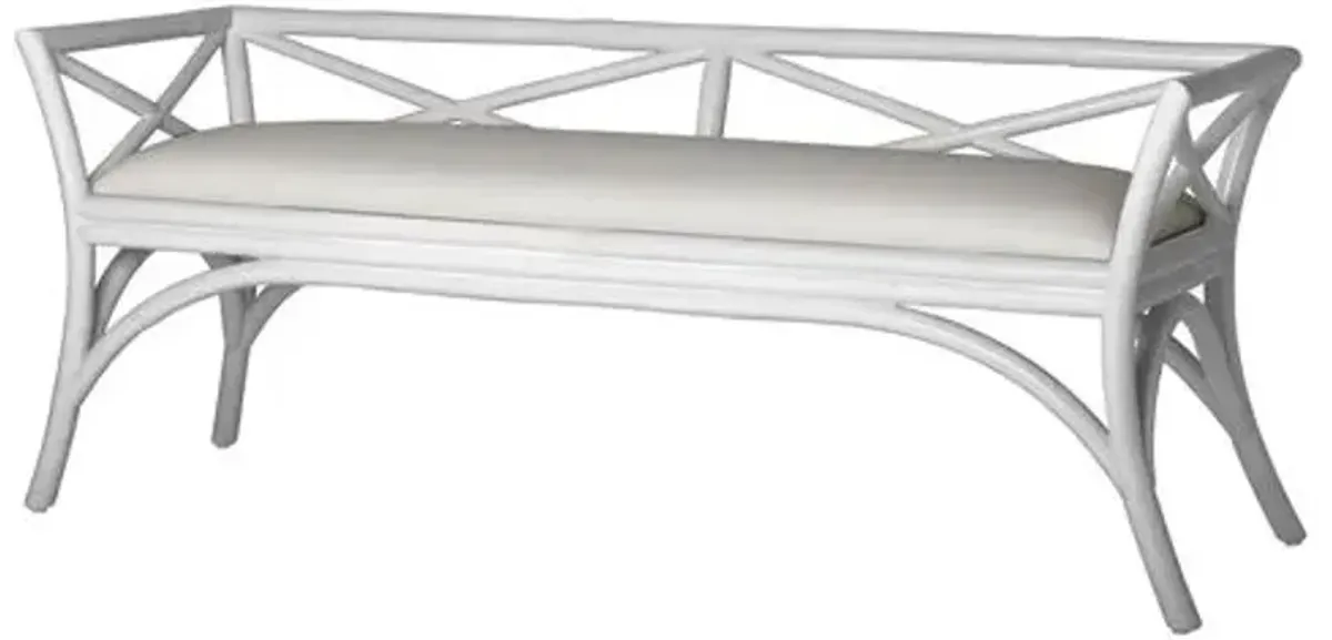 Charlotte Bench - White